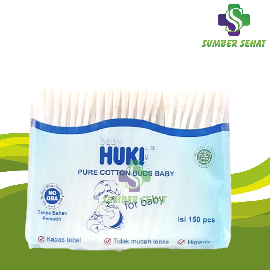 COTTON BUD BABY HUKI 150 PCS