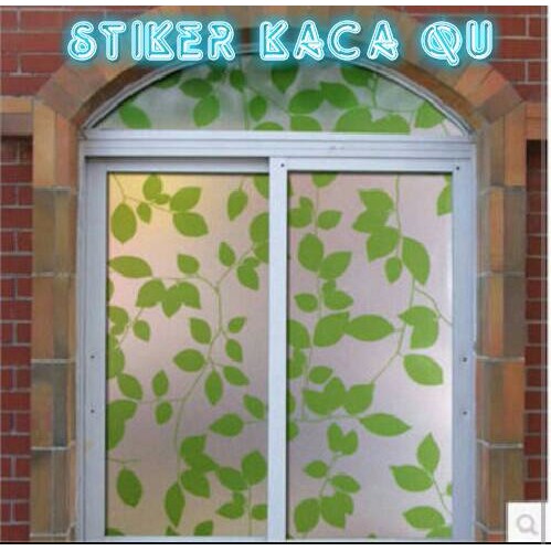 

sticker/stiker motif daun warna