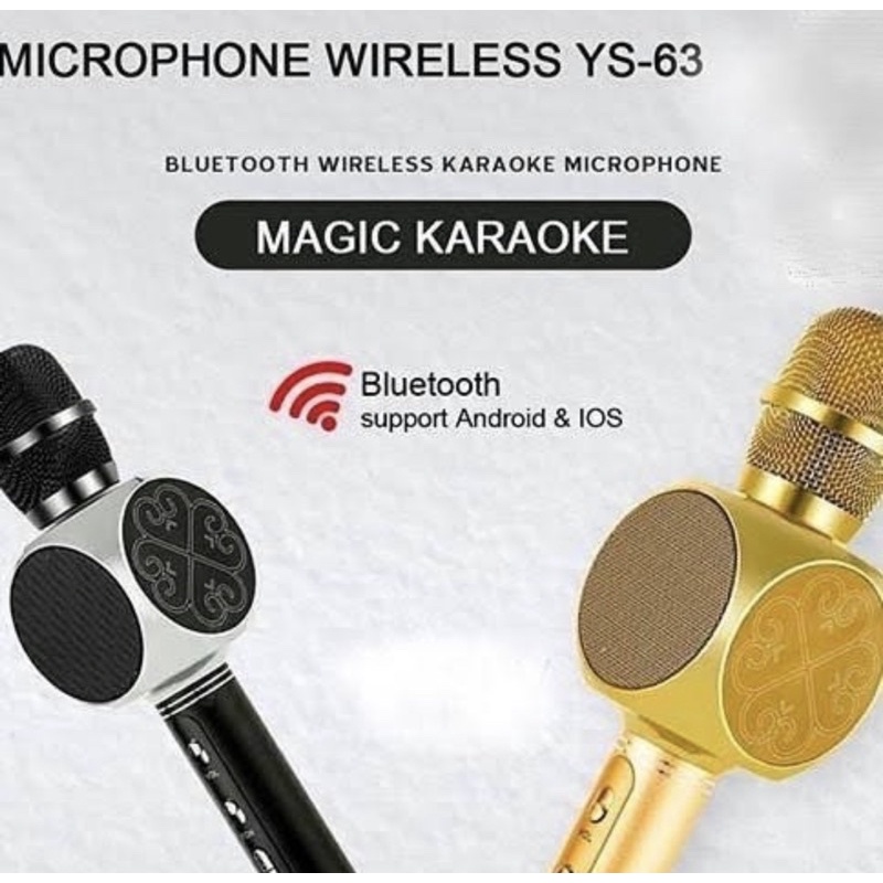 Mic Karaoke BT YS-63 - Mic Bluetooth / Mix Bluetooth / Microphone BT YS-63