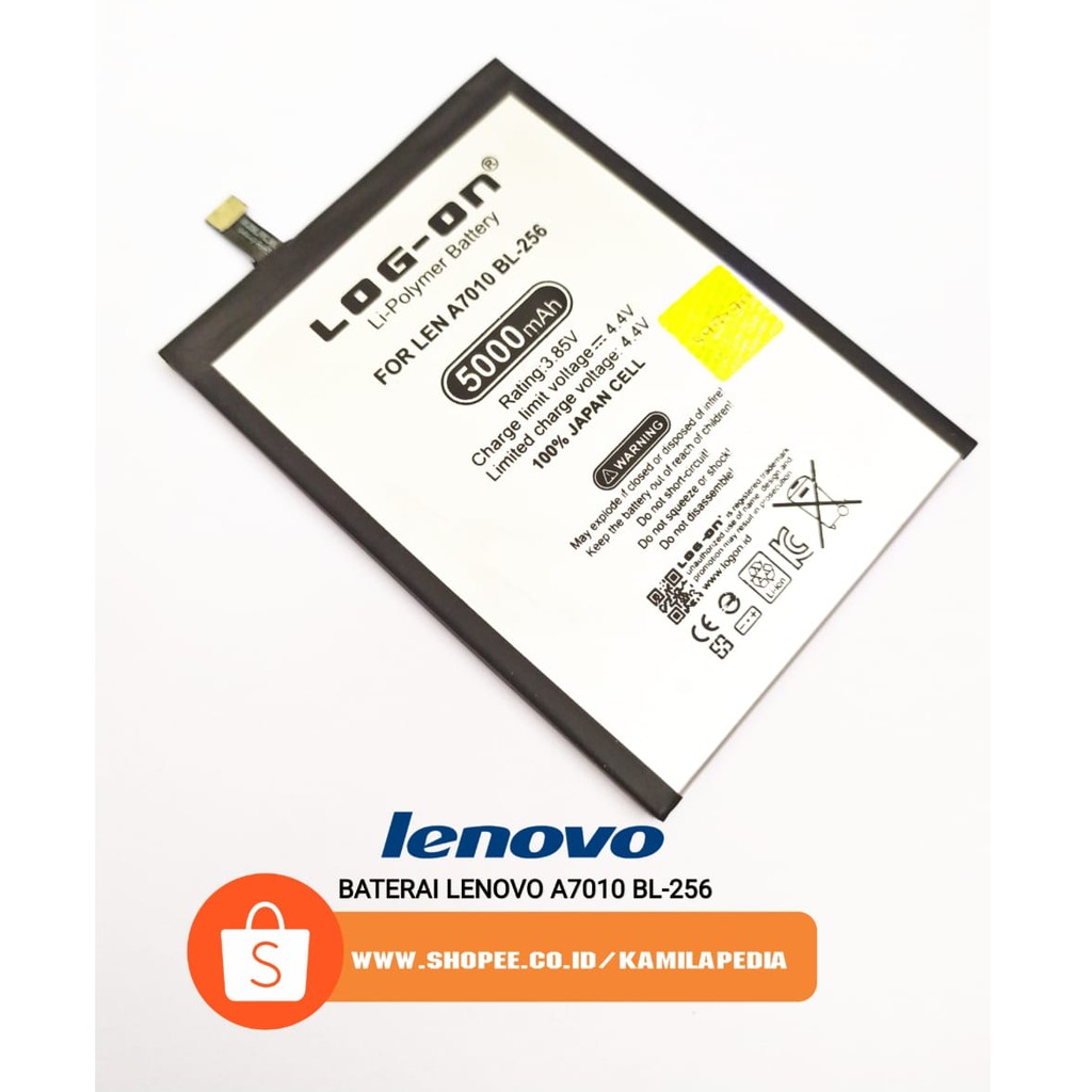 Baterai Lenovo A7010 BL-256 Double Power / Jual Baterai Lenovo A7010 BL-256 Double Power