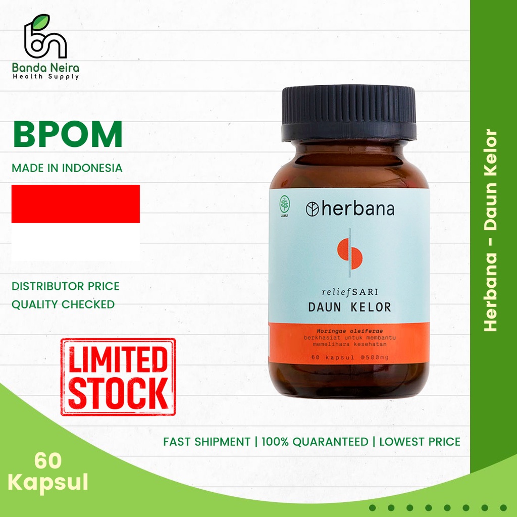 

Herbana Daun Kelor 60 Kapsul 500 Mg