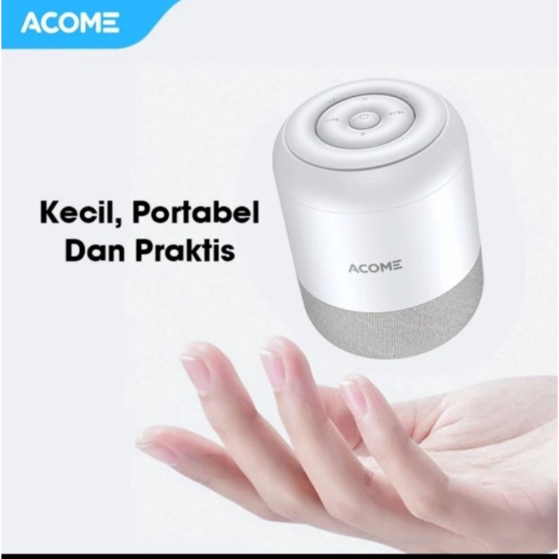 ACOME A11 NEW Speaker Stereo Bluetooth 5.0 TWS 5W Portable ORIGINAL