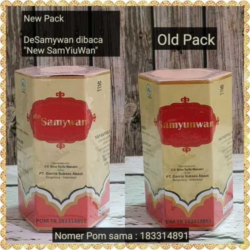 SAMYUNWAN BPOM ORIGINAL ISI 50 KAPSUL / PENGGEMUK BADAN