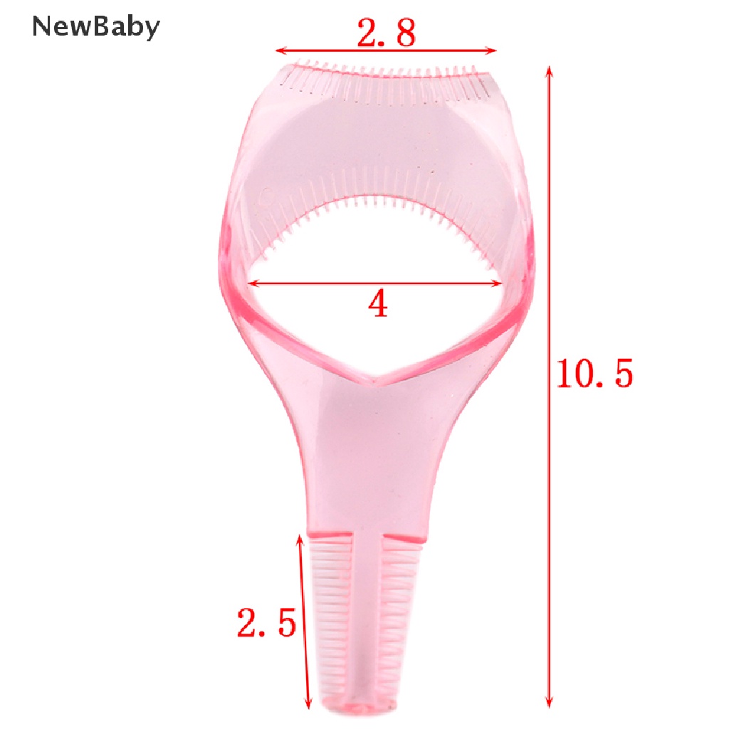 Newbaby 3 In 1 Alat Bantu Aplikator Maskara Pelentik Bulu Mata