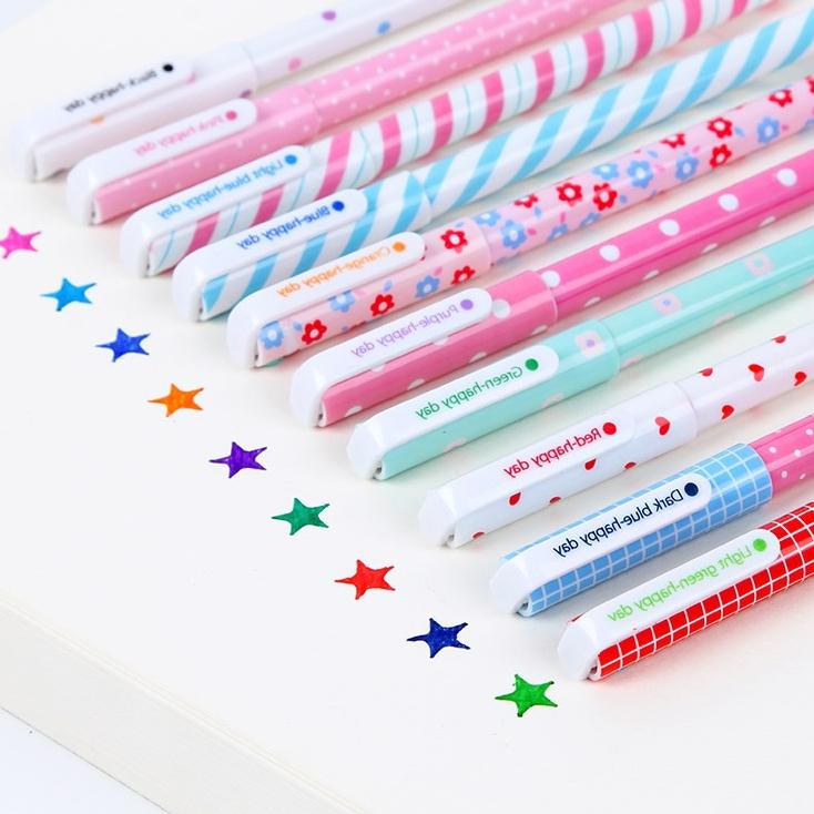 

(LANGSUNG ATC..) [THE UNIVERSE] Pulpen Warna 10in1 Pena cair Gel Pen Pulpen Warna Color Pen Set - ST018