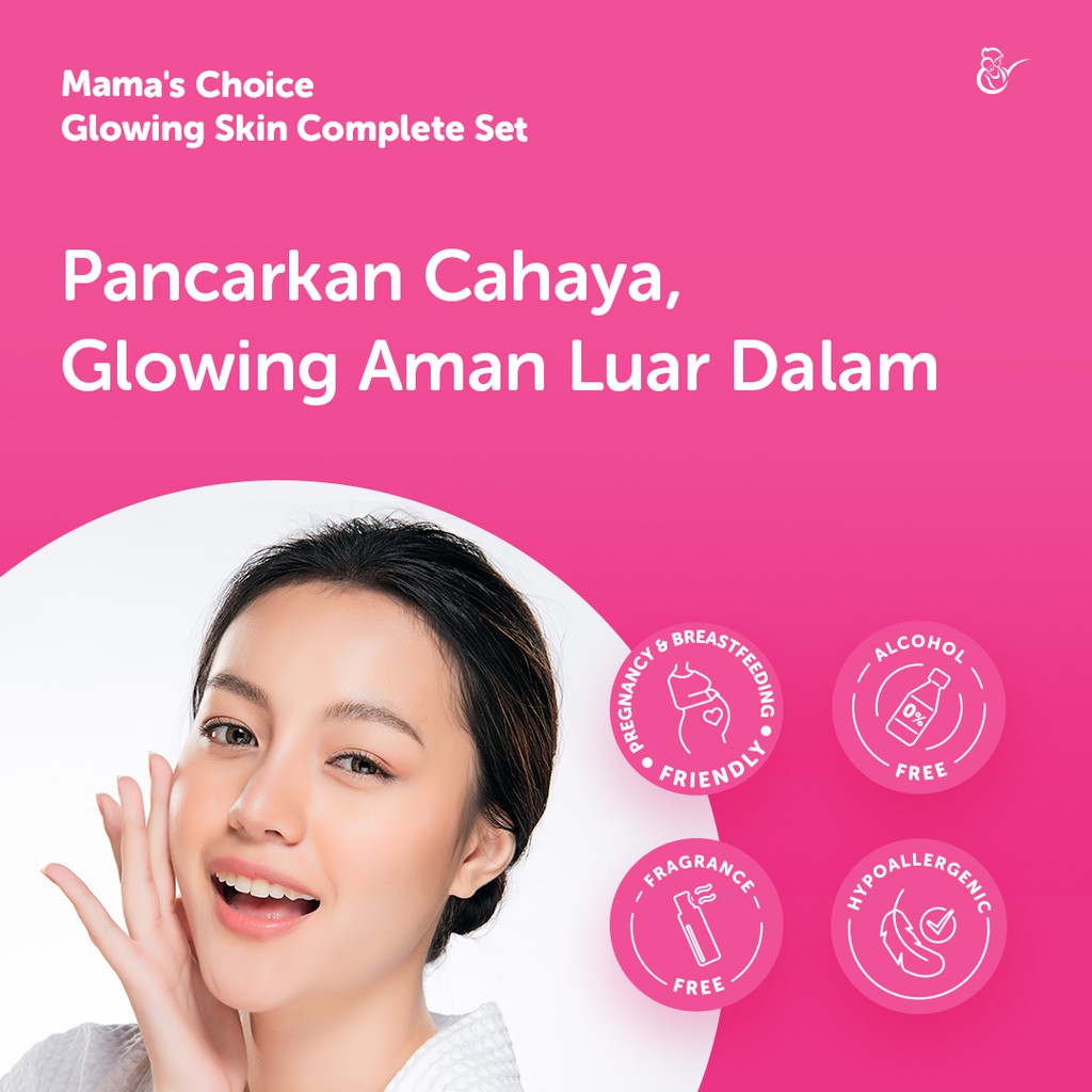 Skincare Wajah | Mama's Choice Glowing Skin Complete Set-2