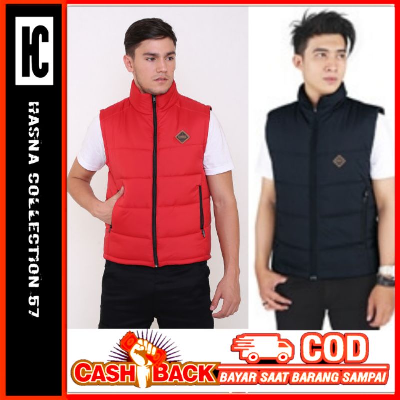 Jaket Rompi Pria Jaket Motor Rompi Anti Angin Windproof