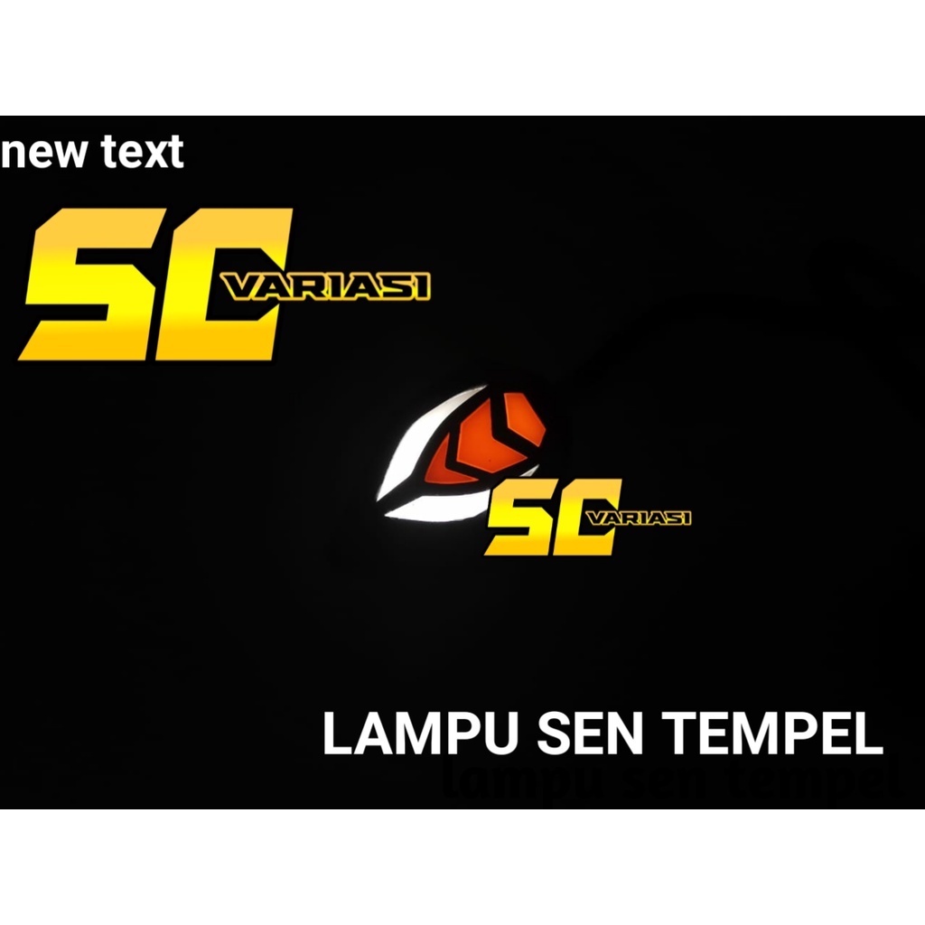 Lampu Sen Sein Tempel Led Running Plus Senja Motor Cbr 150r R15 V3 Vixion Ninja RR Gsx Nmax Aerox