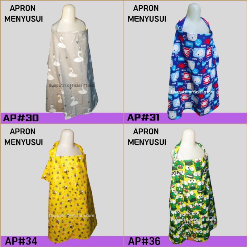 apron menyusui model simple / nursing apron