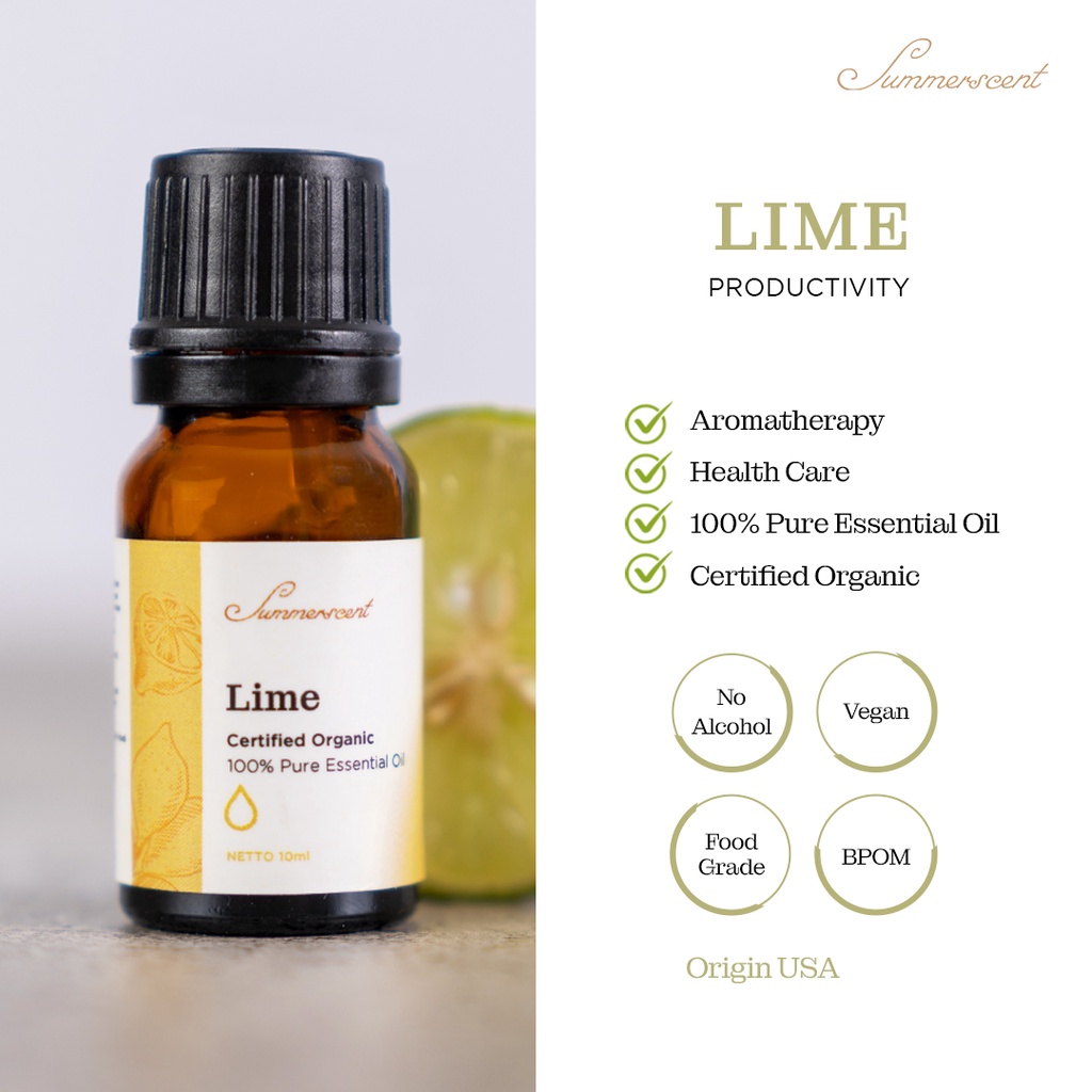 Essential Oil Lime Summerscent Diffuser Aromatherapy