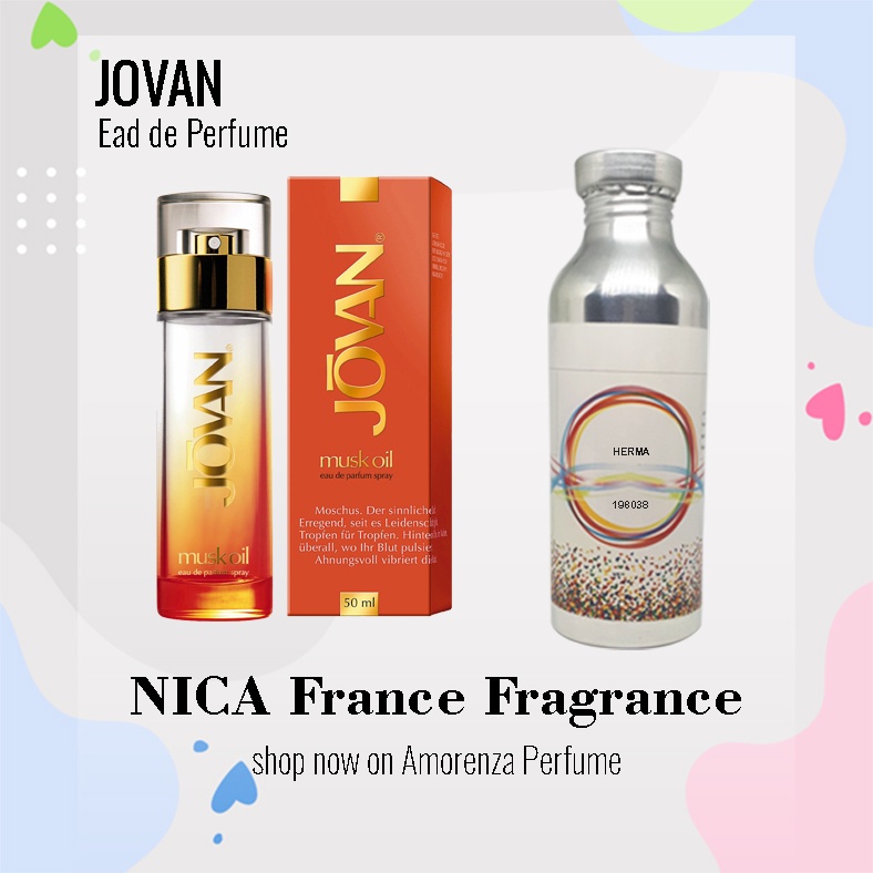 Bibit Parfum Murni JOVAN - JOVAN Nica Fragrance 500ml Segel Pabrik