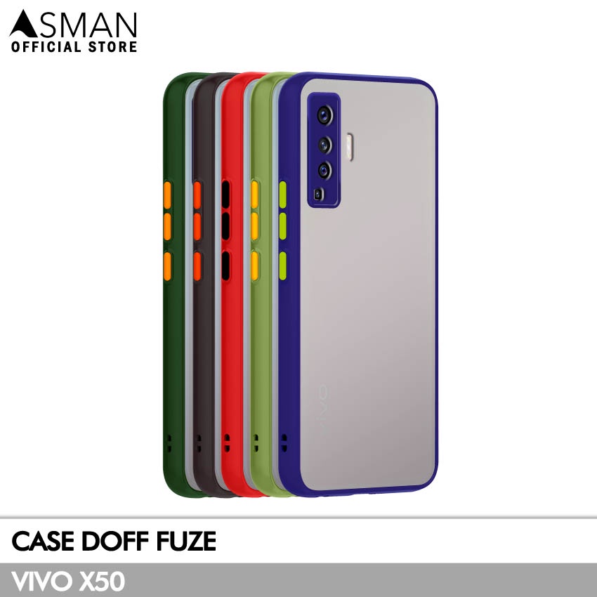 Asman Case Vivo X50 Doff Fuze Premium Shield Protector