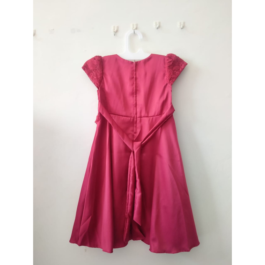 Gaun Anak 2 Tahun Dress Anak Perempuan 10 Tahun Import Baju Cewe Bahan Velvet Premium KA64