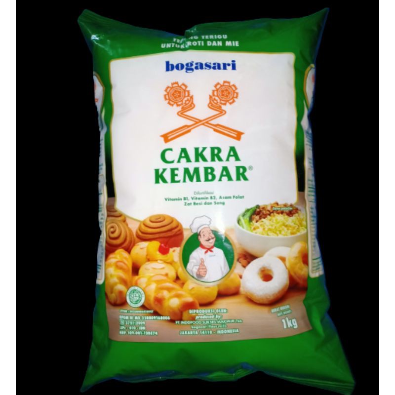 

Bogasari Terigu Cakra Kembar 1 kg