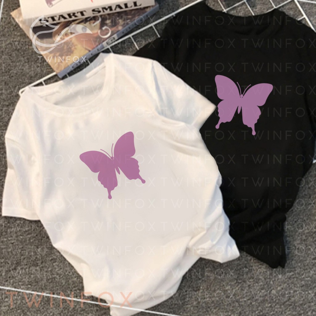 Kaos Kpop Unisex Butterfly