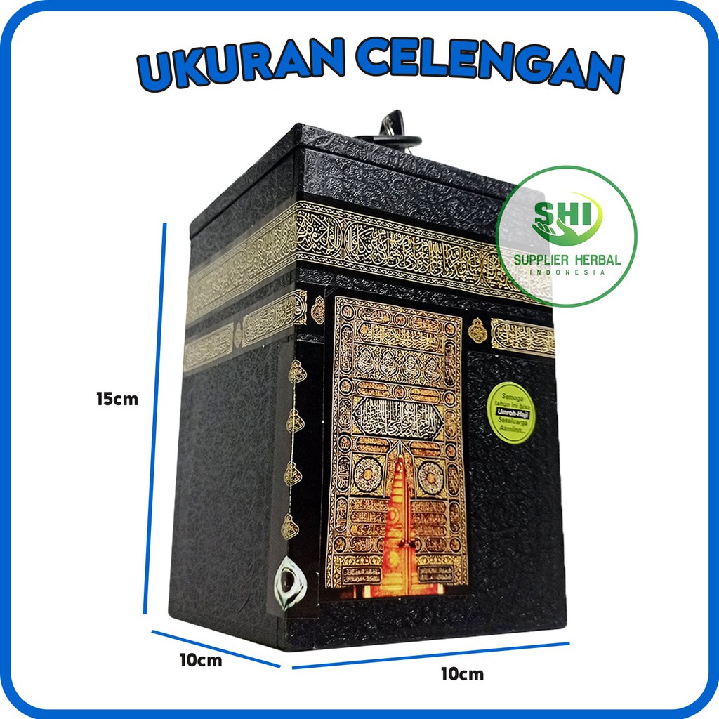 CELENGAN KA'BAH Kabah kakbah SEDANG Miniatur Kado Ulangtahun Souvenir Haji Umroh Unik sedekah subuh-1