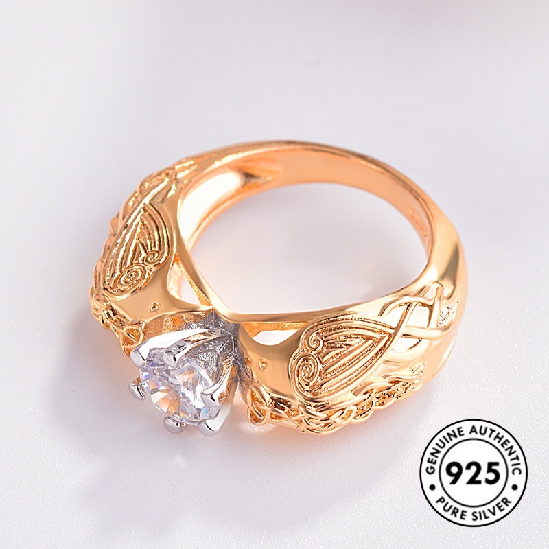 Cincin Sterling Silver 925 Model Burung Unik Untuk Wanita