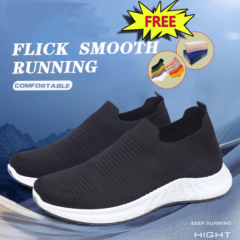 FL97H 2022 terbaru sepatu pria import rajut sneaker Laki   premium bernapas olahraga   olahraga beba