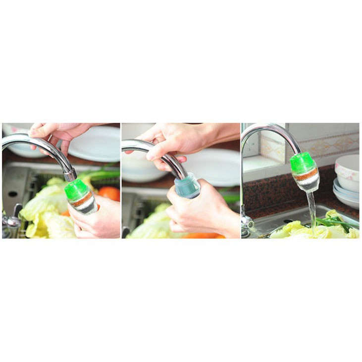 Saringan Tap Water Clean Purifier Filter for 16-19mm Faucet / Filter Keran Air