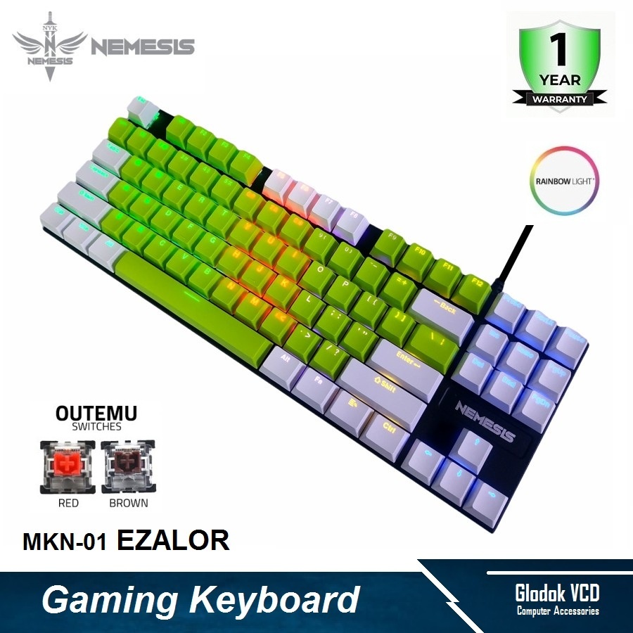 Keyboard Gaming Mechanical NYK Nemesis MKN-01 EZALOR