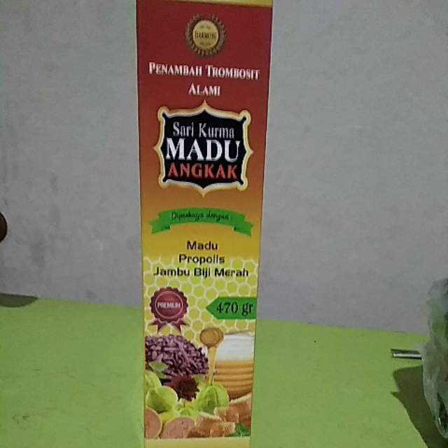 Sari kurma madu angkak 470gr | sari kurma angkak | sari kurma untuk DBD