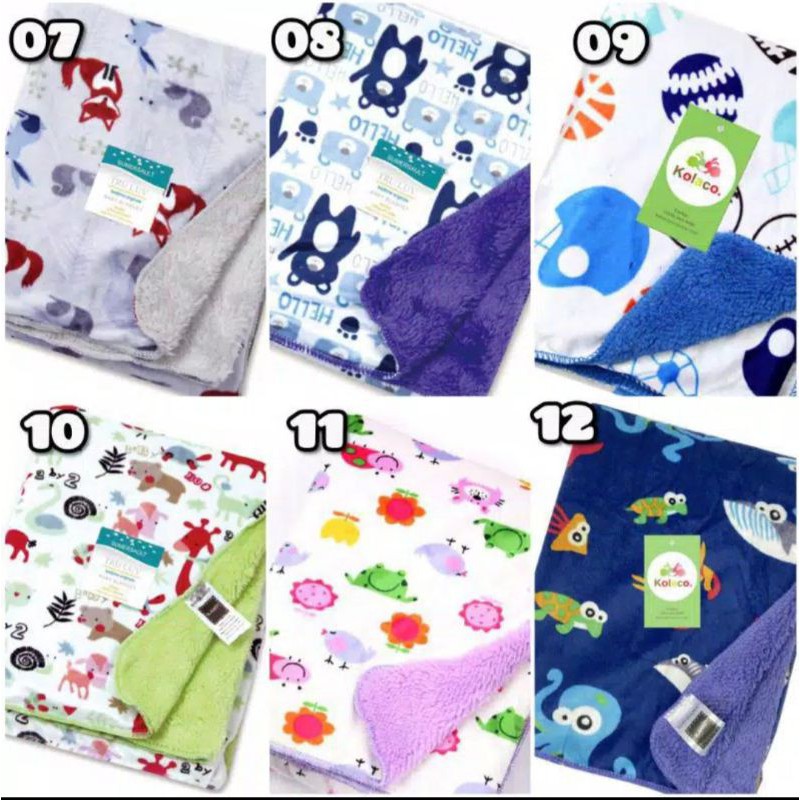 Selimut bayi import  double FLEECE  super lembut/ SELIMUT CARTER /SELIMUT JUST TO YOU / SELIMUT BAYI