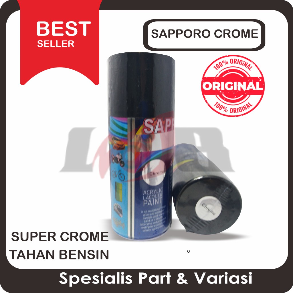 Sapporo Chrome Crome Cat Semprot Pylox Merek Saporo Paint