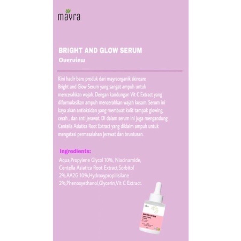 [READY] MYO beauty SERUM BRIGHT &amp; Glow MAYRA SERUM BRIGHT AND GLOW VITAMIN C / SERUM MAYRA / SERUM MURAH / SPATULA TEBAL / SPATULA WARNA PASTEL / SPATULA TEBAL PASTEL