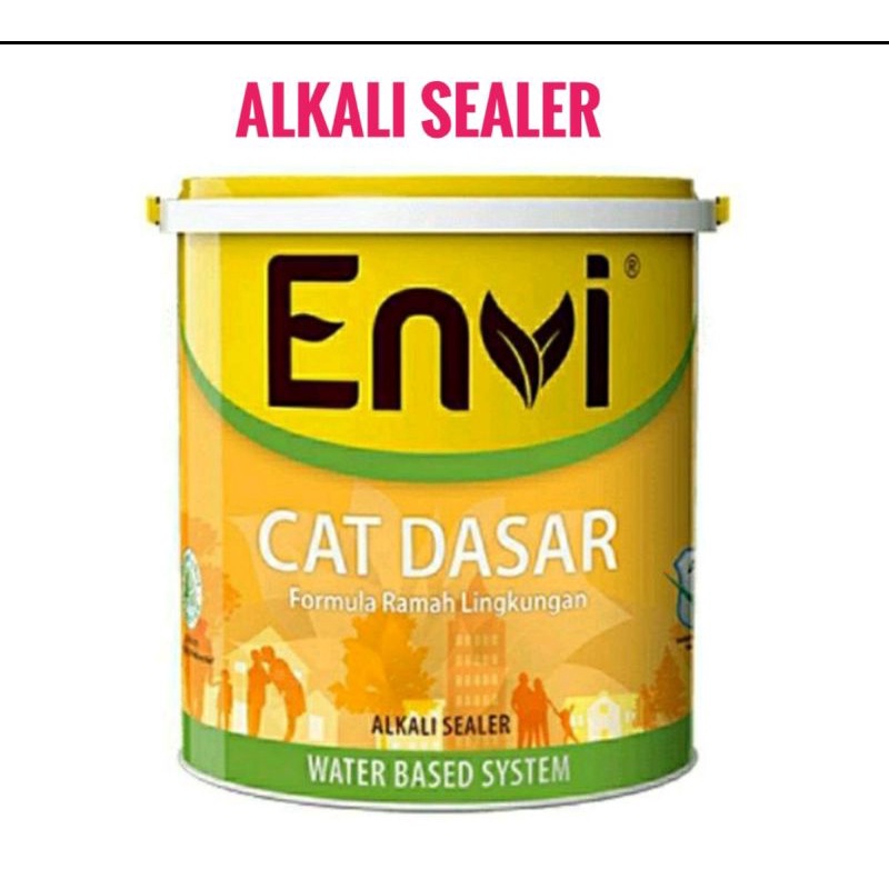 Jual Cat Alkali Sealer Alkali Sealer Envi Cat Dasar Tembok Cat Tembok Putih Plamir 5848