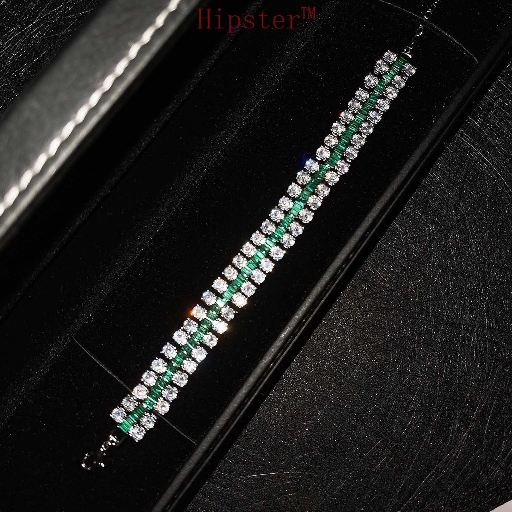 Fine Jewelry Customized Natural Emerald Bracelet Adjustable Bracelet