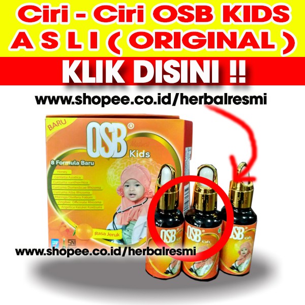 

OSB Kids Sirup Asli Original