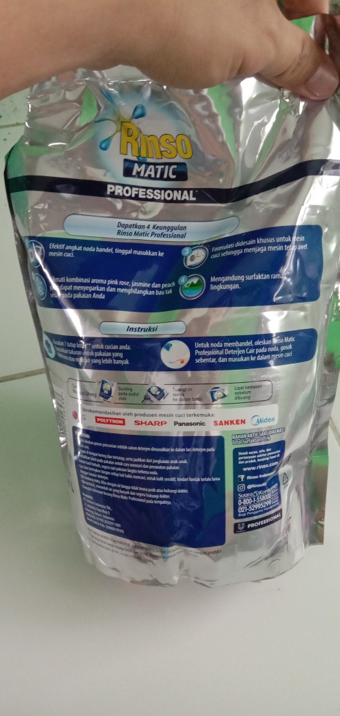 Rinso Matic Profesional 1.8 Ltr ( Liquid )