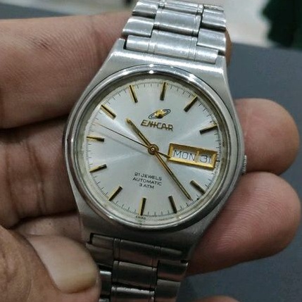 ENICAR DAYDATE AUTOMATIC 2158.301 21J Circa 1970
