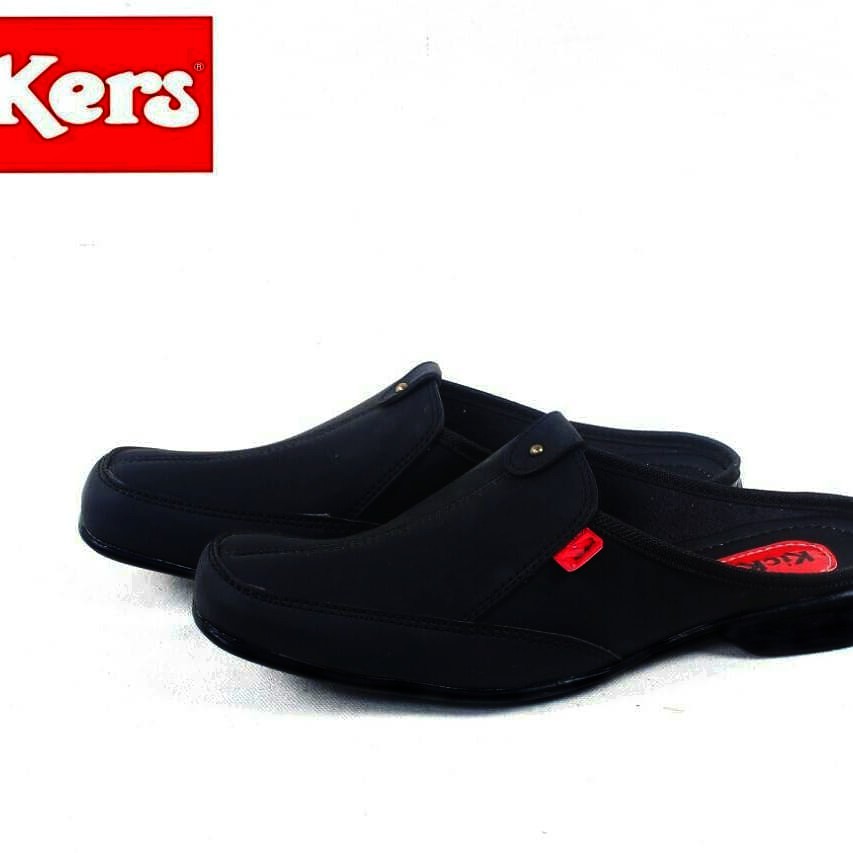 Sepatu Sandal Kickers Balnani Sandal Selop Pria Kulit Pattern Casual Pesta Elegan