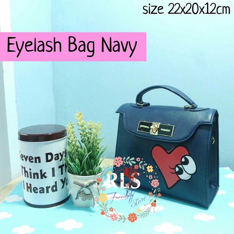 EYELASH BAG  - EYE BAG - TAS MOTIF ANIMASI MATA