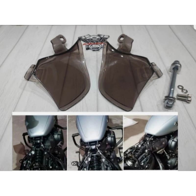 Heat deflector harley softail 2018 up penahan panas paha softail