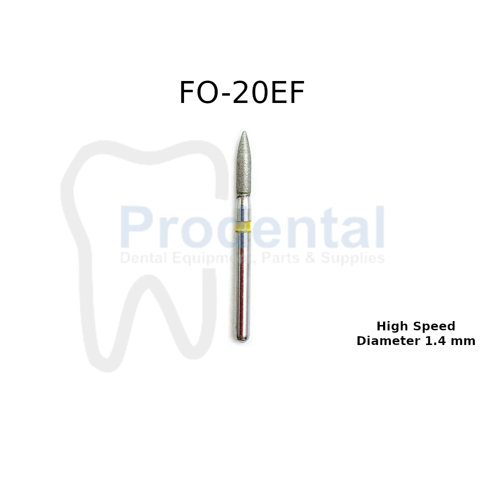 Bur Gigi FO-20EF Unbrand / Bur High Speed Handpiece / Bur Gigi Diamond / Mata Bur Gigi Highspeed