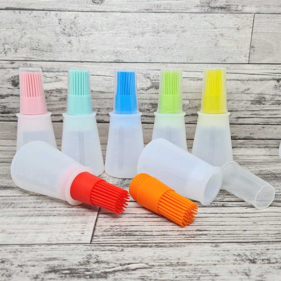 Botol Kuas Minyak Silikon Oles  Basting Oil Brush Silicone