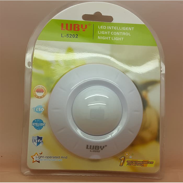 Lampu Tidur With Sensor Cahaya Model Ufo Luby