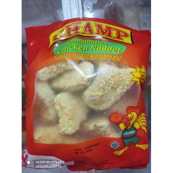 

champ chicken nugget 250gram