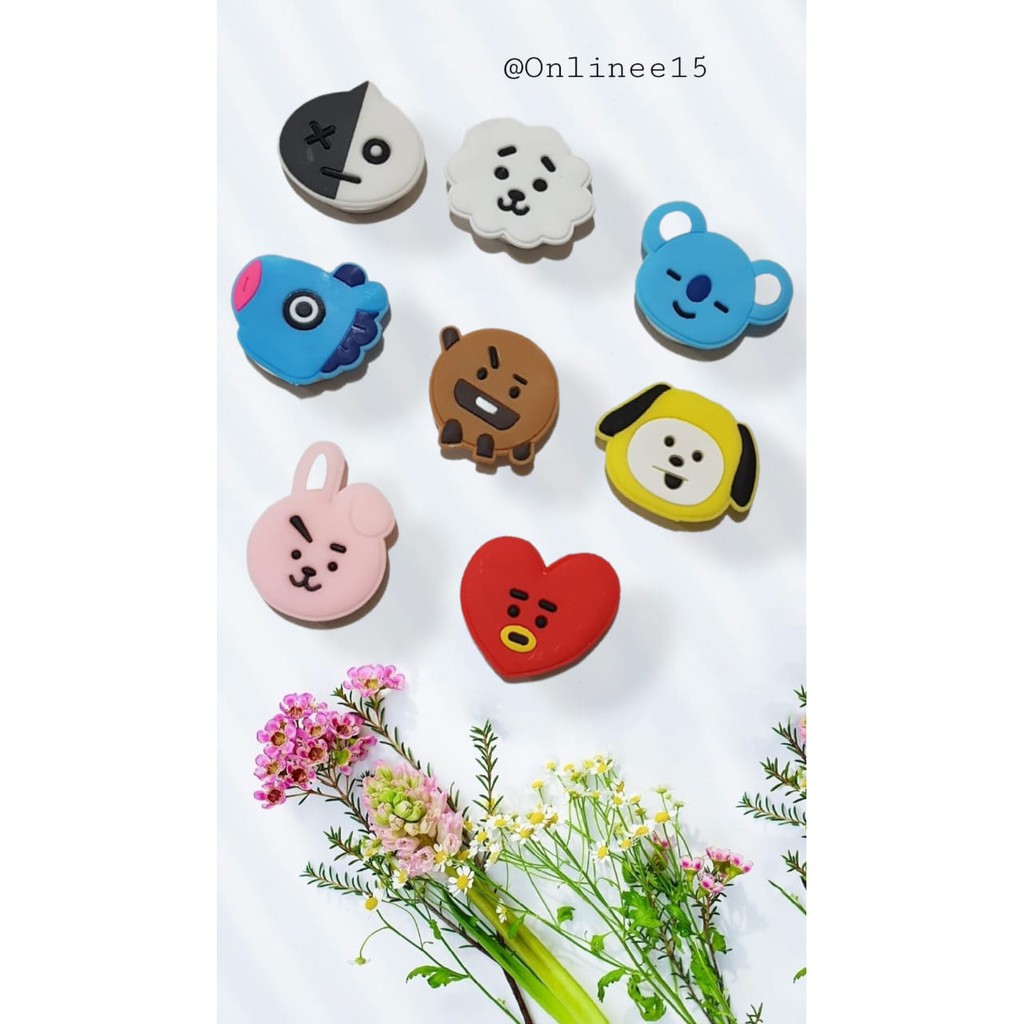 Popsocket BT21 BTS KPOP Karakter 3D Import Pop Socket Phone Holder Bracket Import