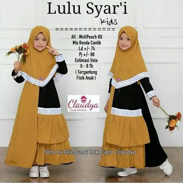 Gamis anak LULU bd