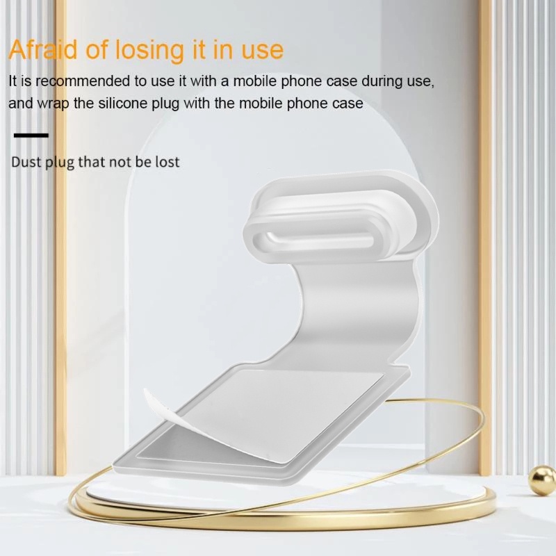 1 Pc Cover Pelindung Port Charging Bahan Silikon Tahan Air Tahan Debu Dapat Digunakan Kembali