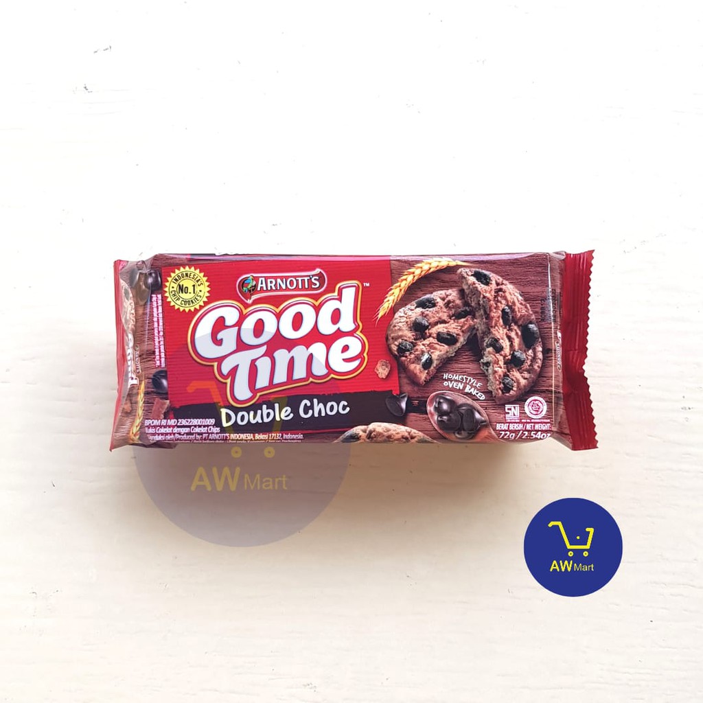 BISKUIT GOOD TIME ARNOTT'S 72 GRAM - INDONESIA'S NO. 1 CHIP COOKIES