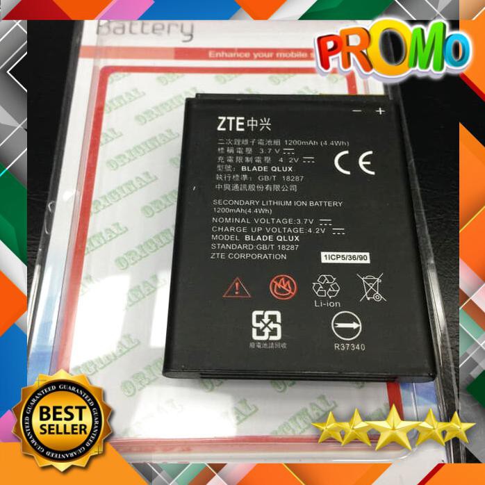 BATERAI ZTE BLADE Q LUX ATAU ZTE BOLT E1 1200MAH ORIGINAL OEM
