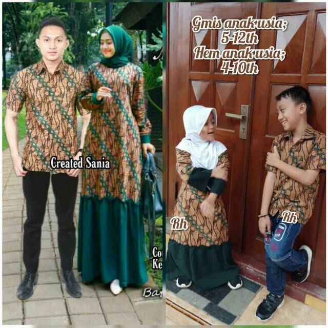 (Bisa Bayar Di Tempat) Meisya Style- TERMURAH!!!COUPLE KELUARGA/ COUPLE BATIK KELUARGA/BATIK COUPLE