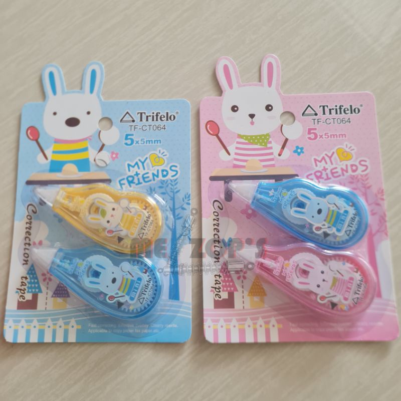 

Correction Tape Trifelo TF-CT064 / Tipe X Kenko CT-905 / Tipe X Roll Murah / Tip X isi 2 lucu