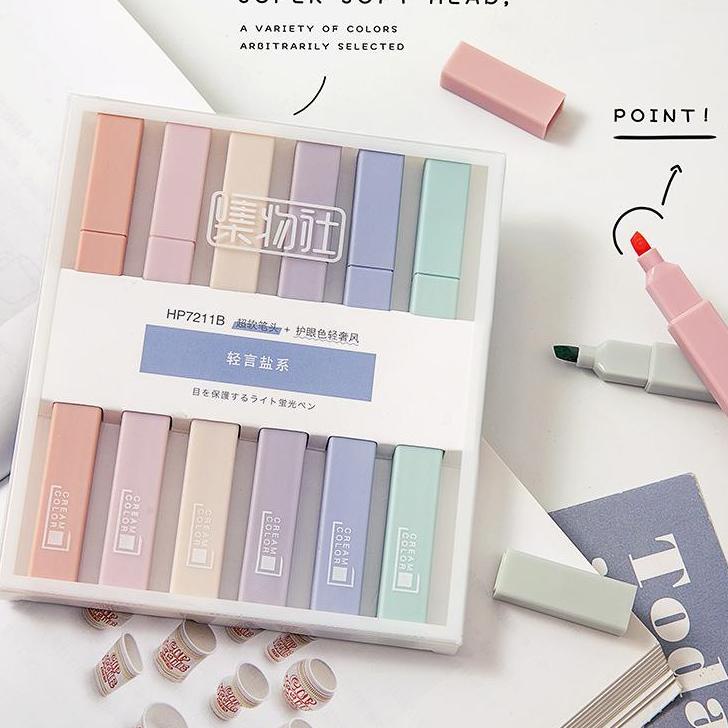

Banyak Dipakai.. STABILO BALOK PASTEL COLOR 1 SET 6 PCS HIGHLIGHTER PASTEL