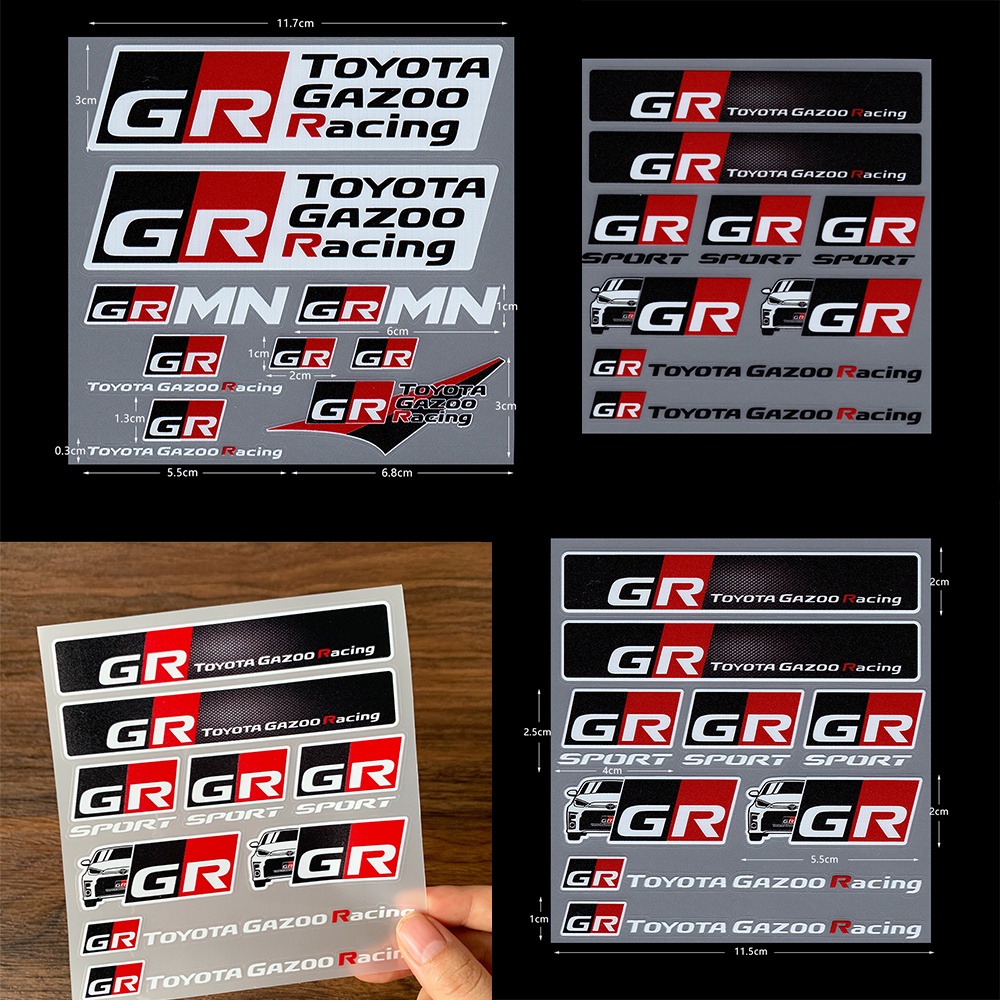 Stiker Reflektif Dekoratif Untuk BRZ / Reiz / 86GT / GAZOO Toyota