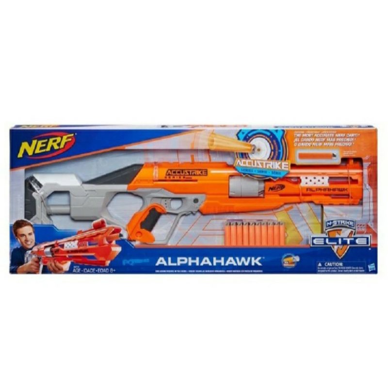 NERF ALPHAHAWK mainan tembak